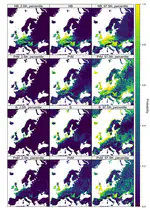 Ecology and environment predict spatially stratified risk of H5 highly pathogenic avian influenza clade 2.3.4.4b in wild birds across Europe
